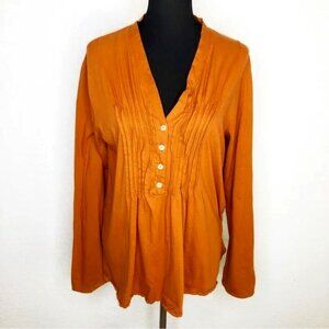 CP Shades burnt orange pullover knit top